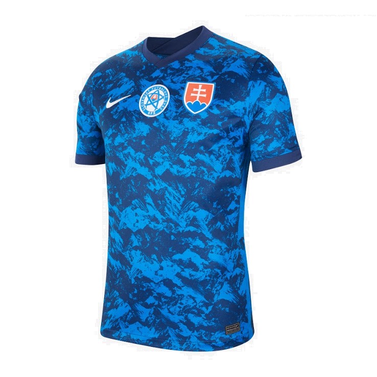 Tailandia Camiseta Eslovaquia Replica Primera Ropa 2020 Azul